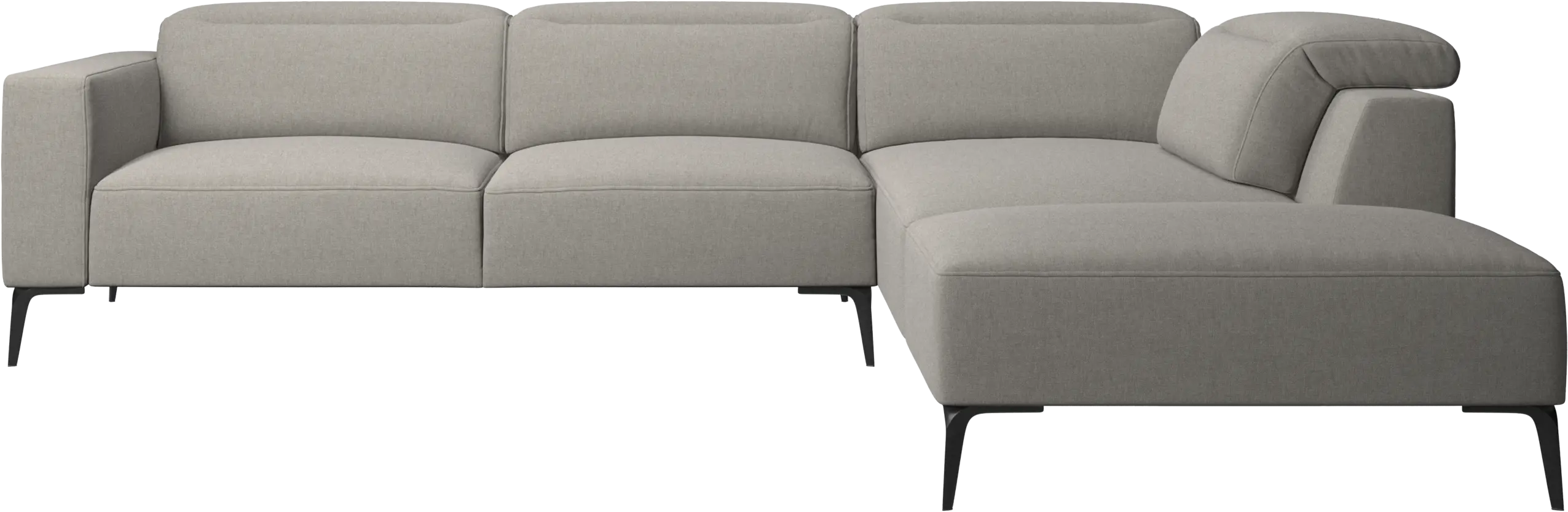 Zürich corner sofa with lounging unit