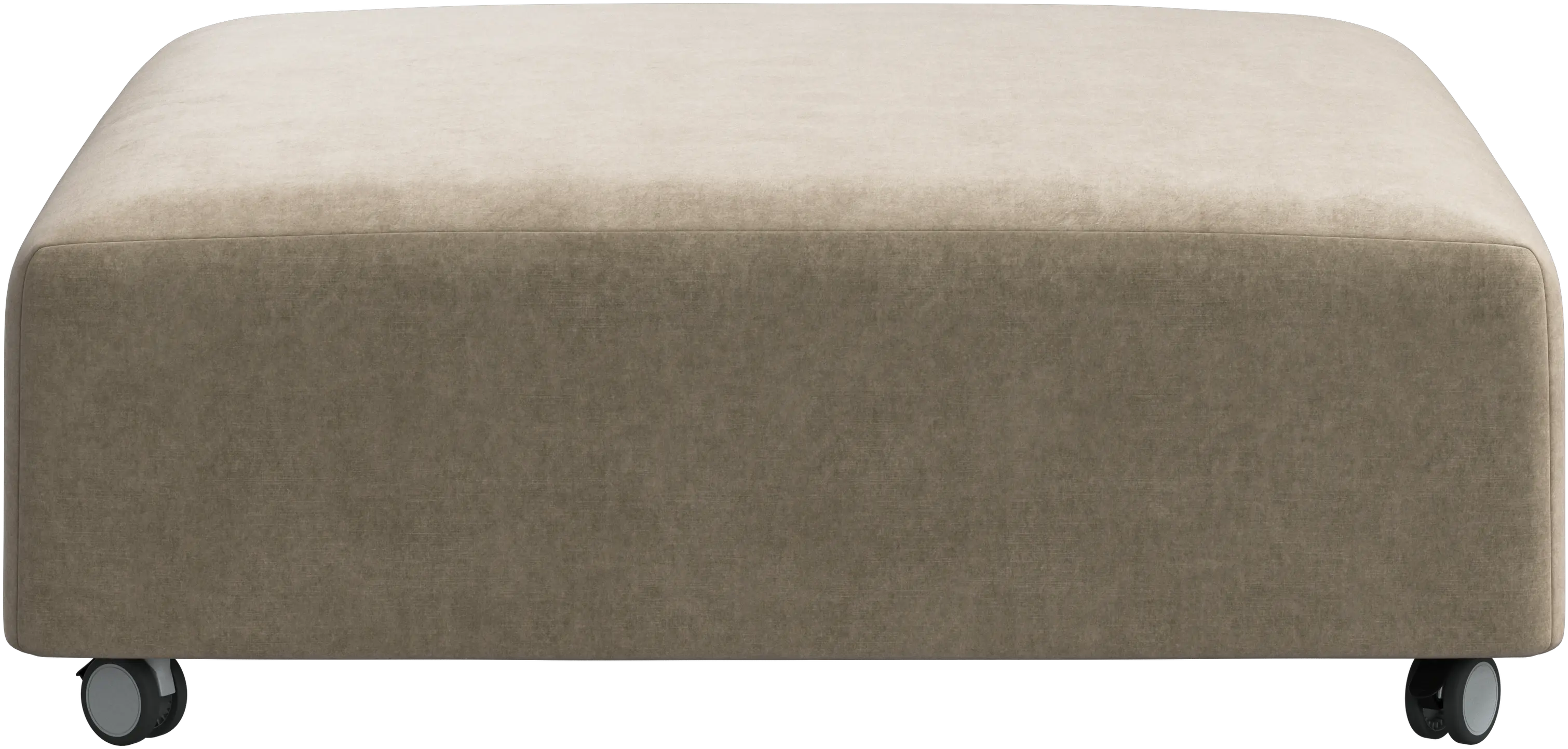 Hampton Pouf mit Rollen