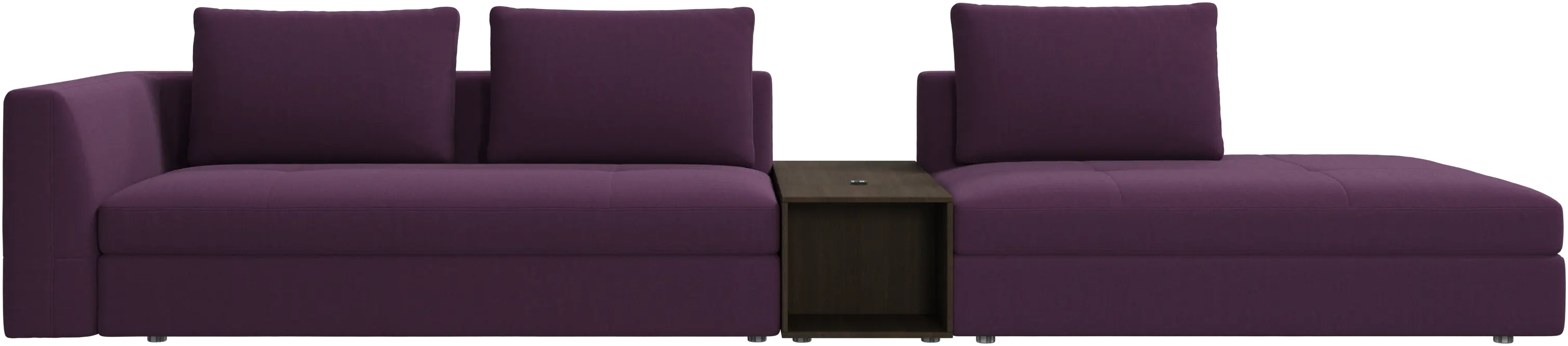 Bergamo 3 seater lounge sofa with storage