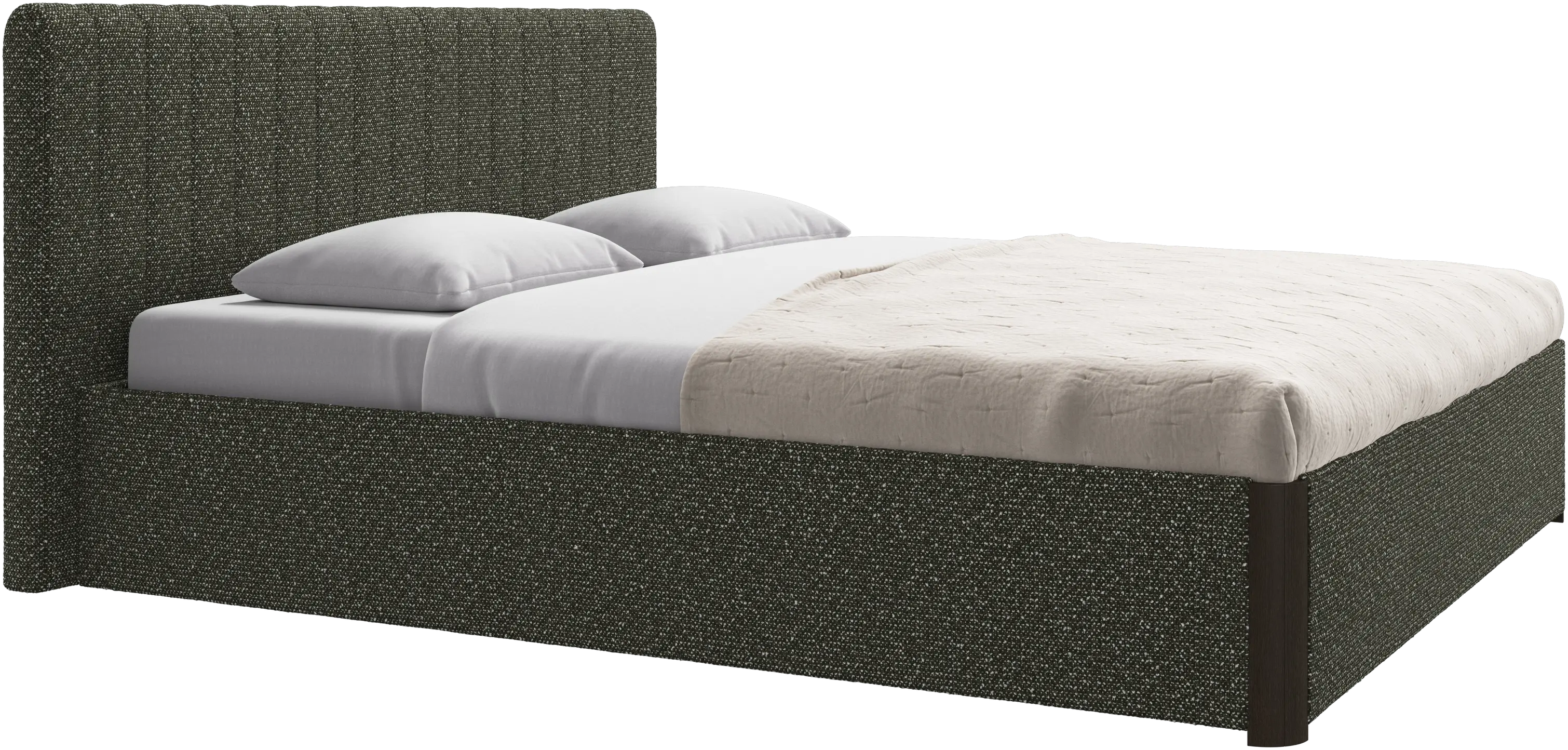Element bed, bed-mounted headboard, with slats, excl. mattress