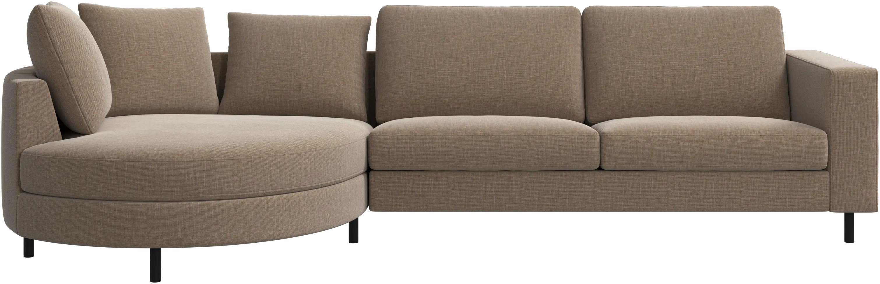 Indivi sofa with chaise longue left