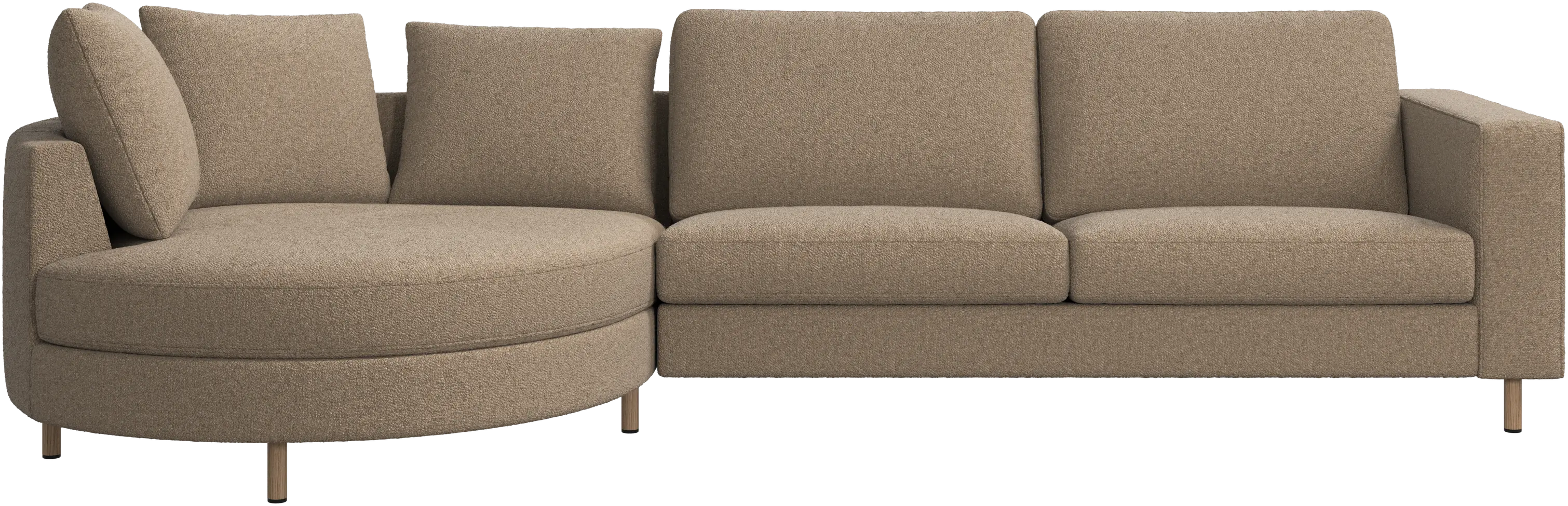 Indivi sofa with chaise longue left