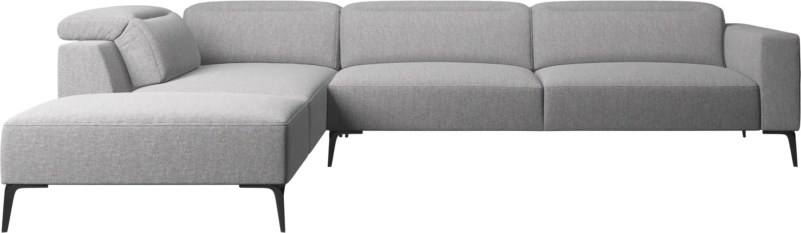 Zürich corner sofa with lounging unit