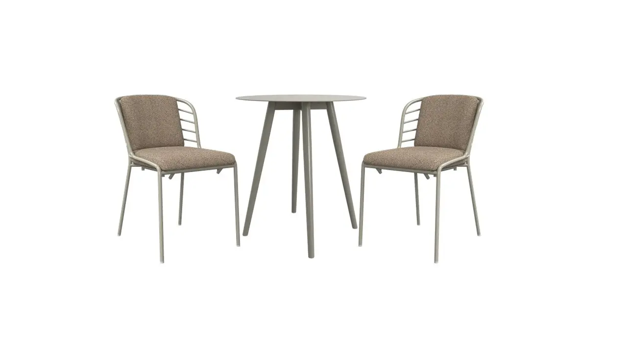 Outdoor Cancún カフェテーブル チェア2脚セット　15％OFF