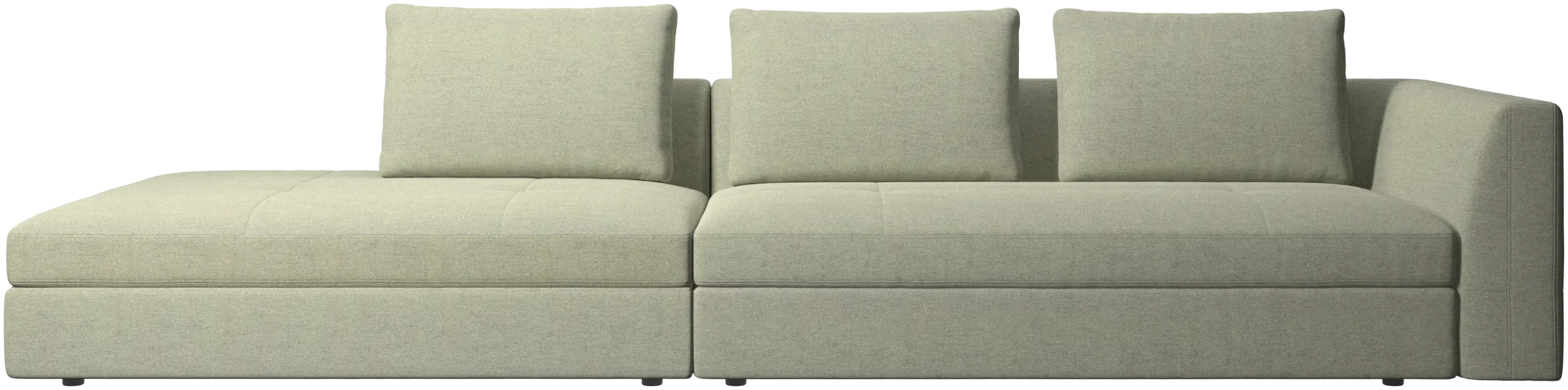 Bergamo sofa with lounging unit