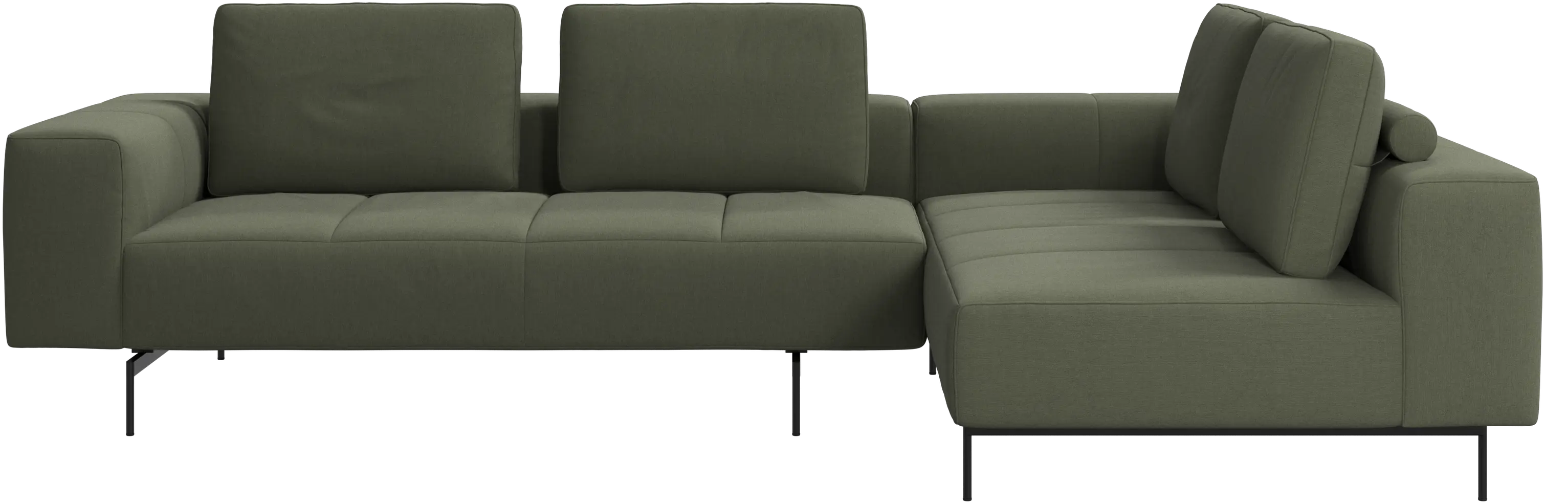 Amsterdam corner sofa with lounging unit