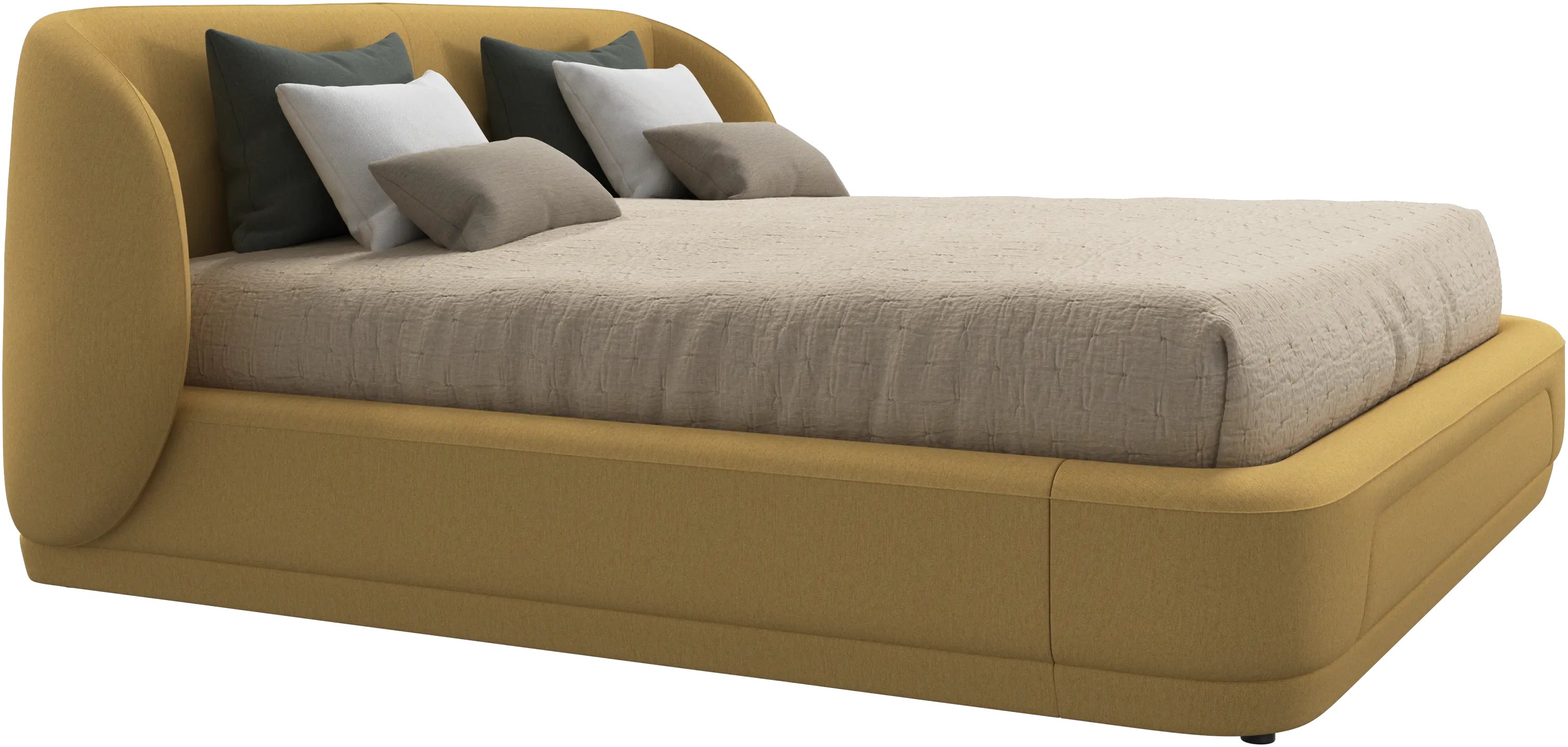 Lit Bolzano avec sommier à lattes – l180xL200 cm