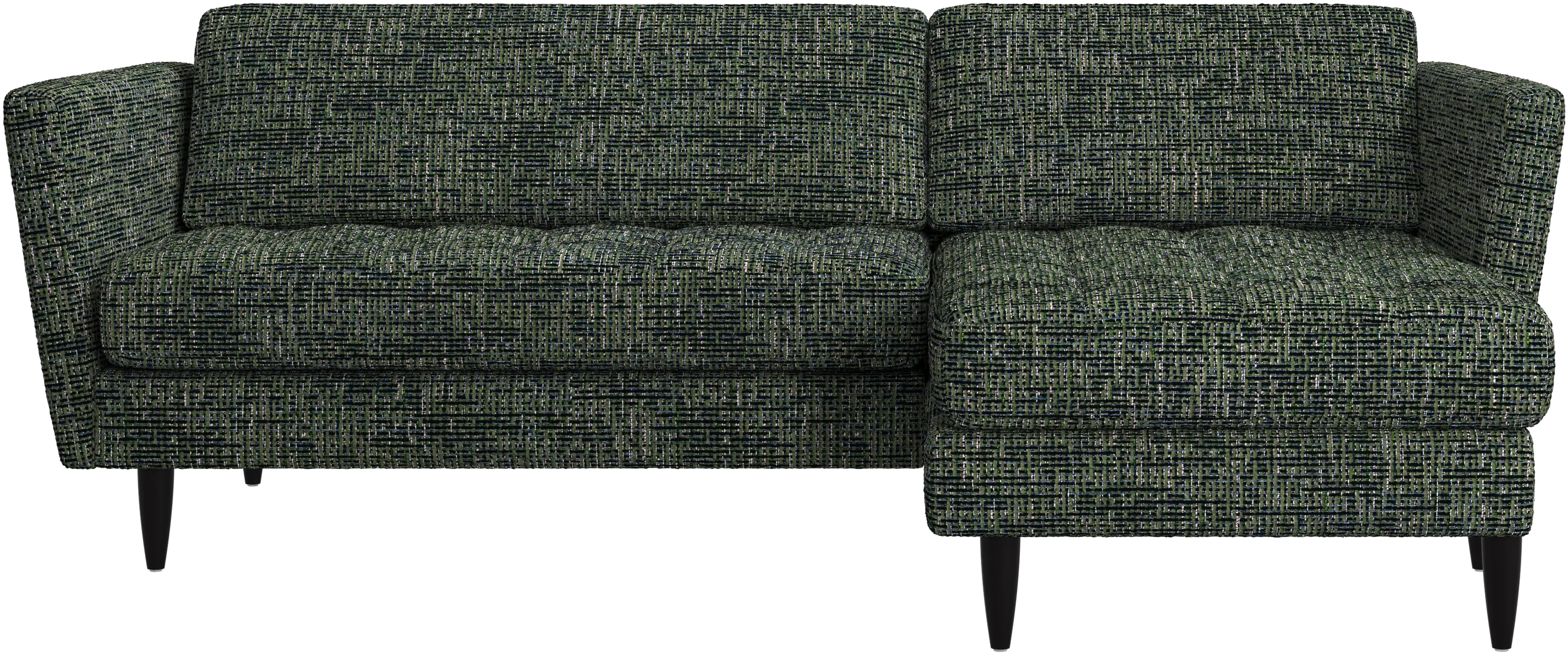 Osaka sofa with resting unit, tufted seat