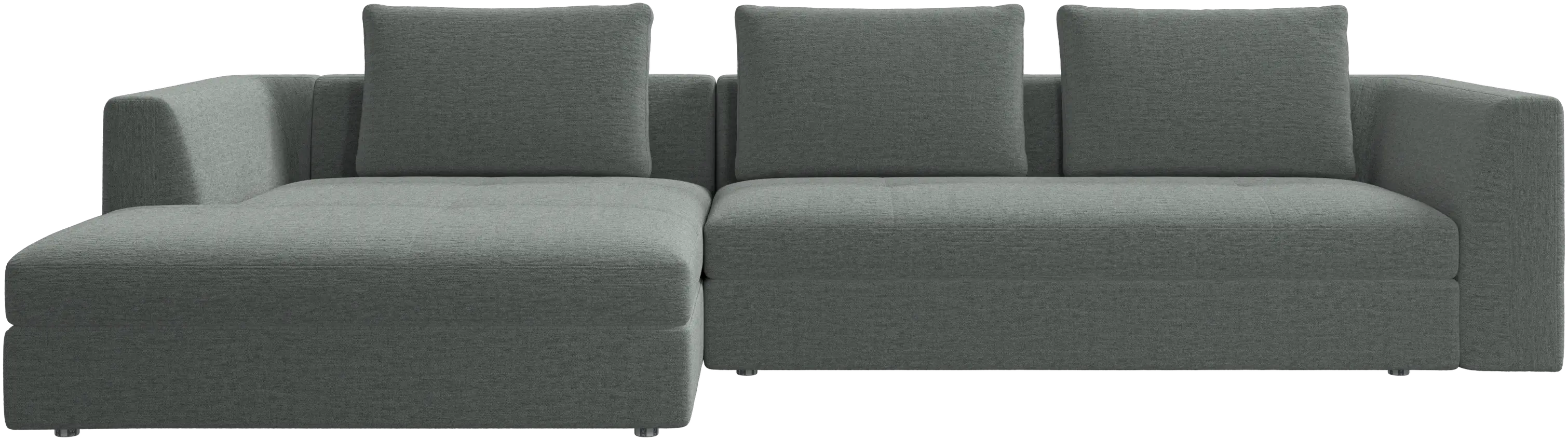 Bergamo sofa with resting unit