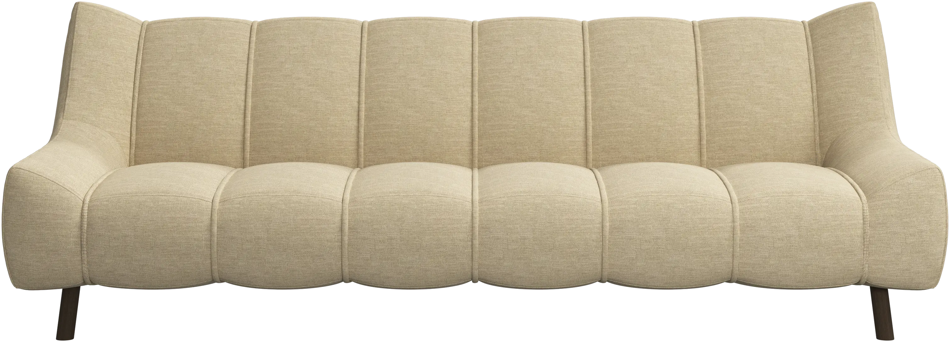 Nawabari 3 seater sofa, wooden leg