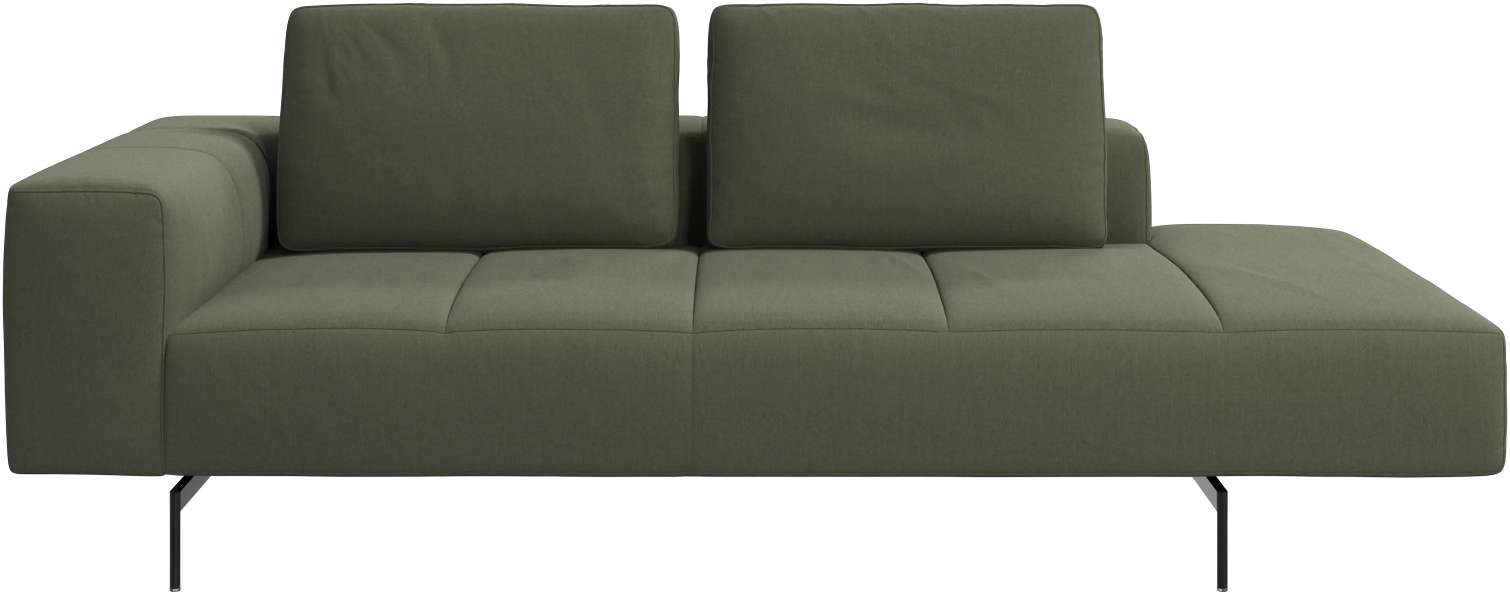 Amsterdam resting module for sofa, armrest left, open end right