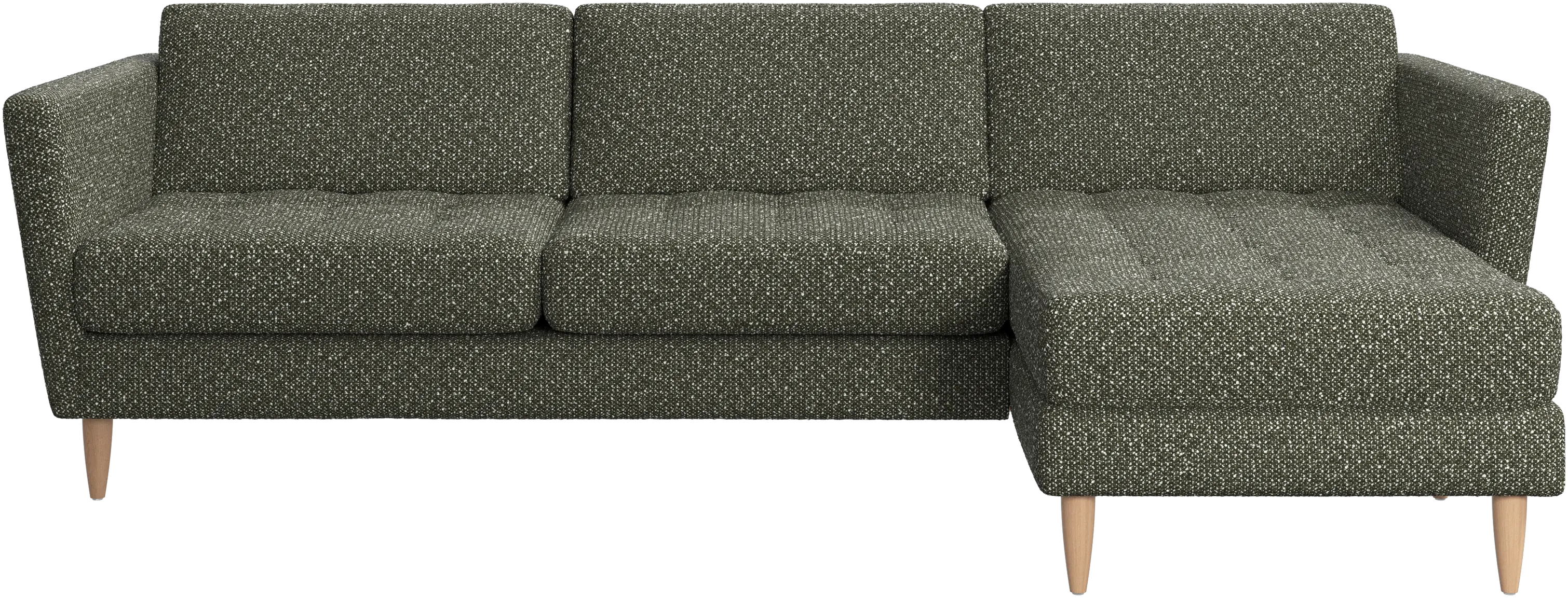 Osaka sofa with resting unit, tufted seat