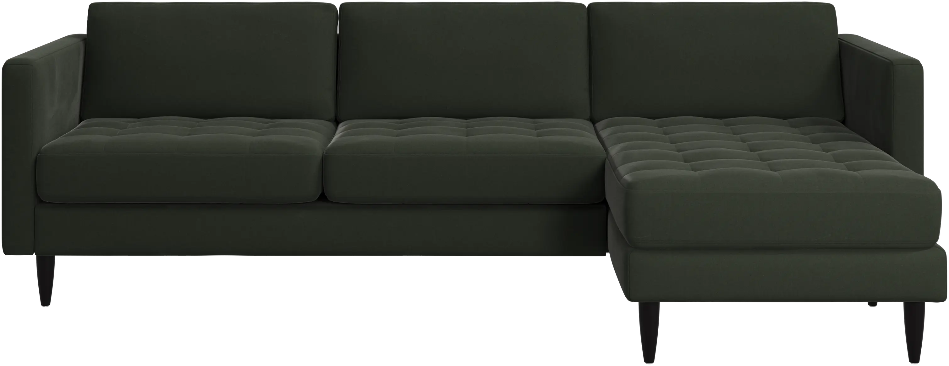 Osaka sofa with resting unit, tufted seat