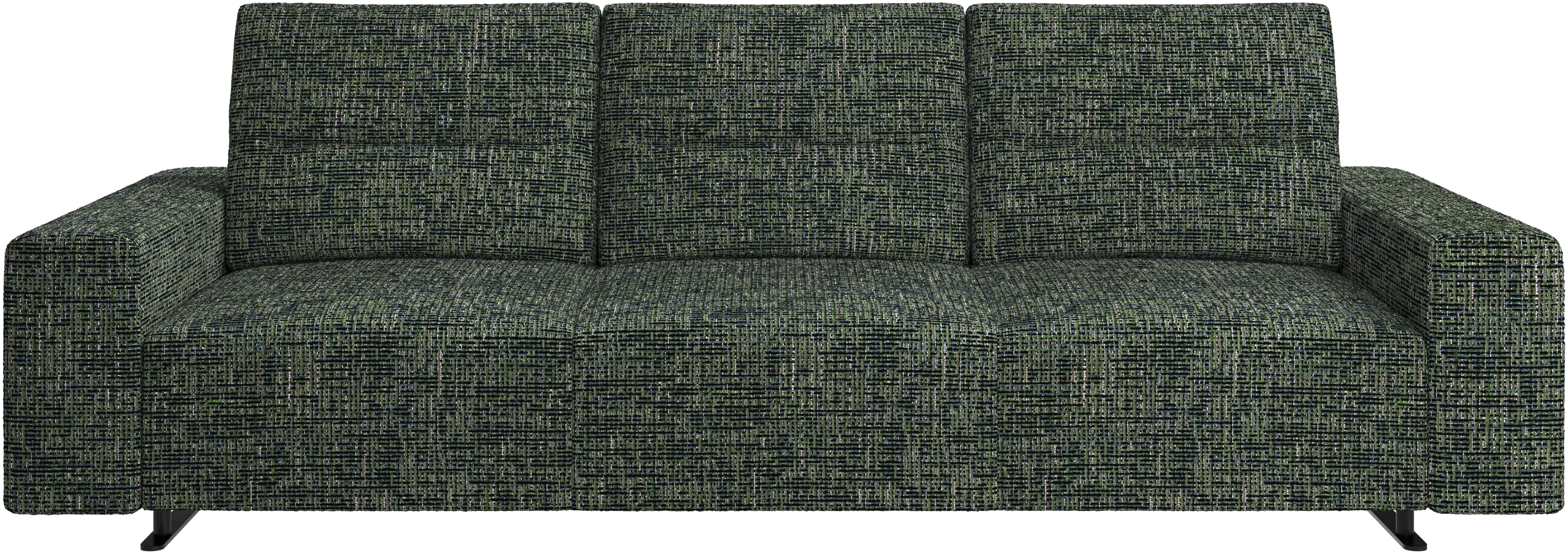 Hampton sofa with adjustable back and storage on the left side