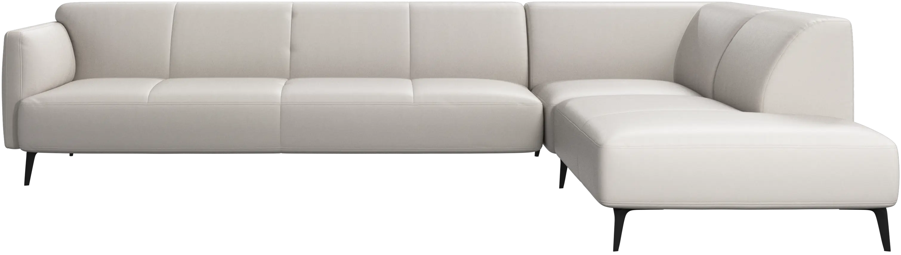 Modena corner sofa with lounging unit