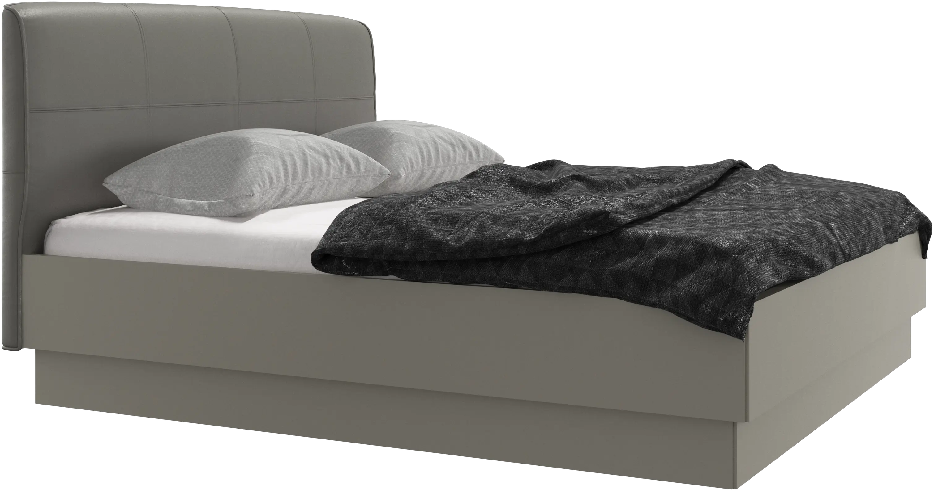 Houston, upholstered bed with storage