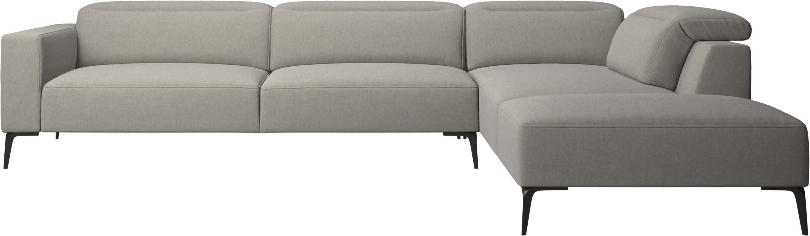 Zürich corner sofa with lounging unit