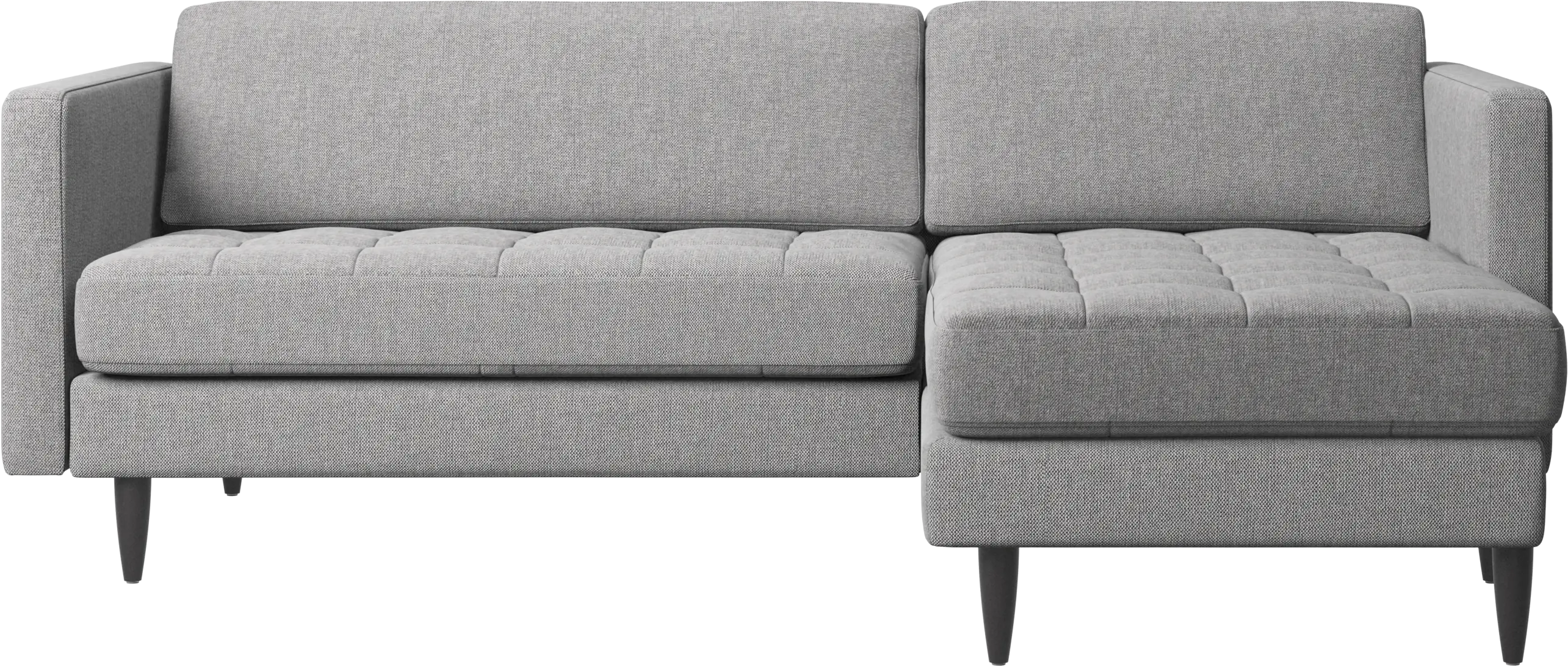 Osaka sofa with resting unit, tufted seat