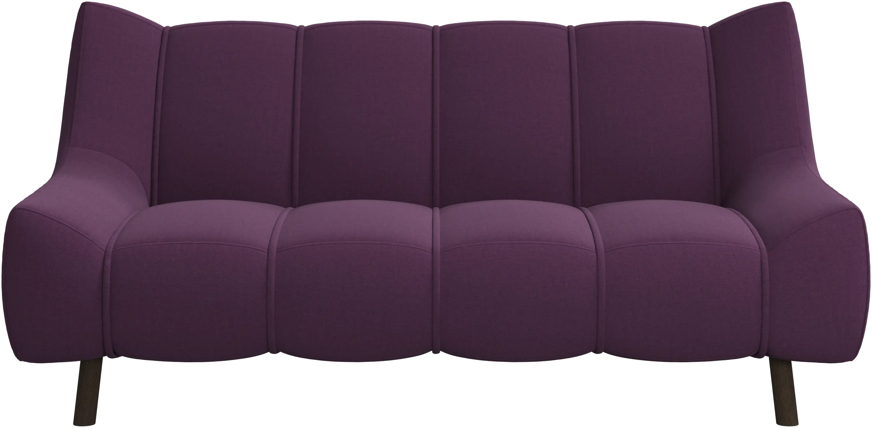 Nawabari 2 seater sofa, wooden leg