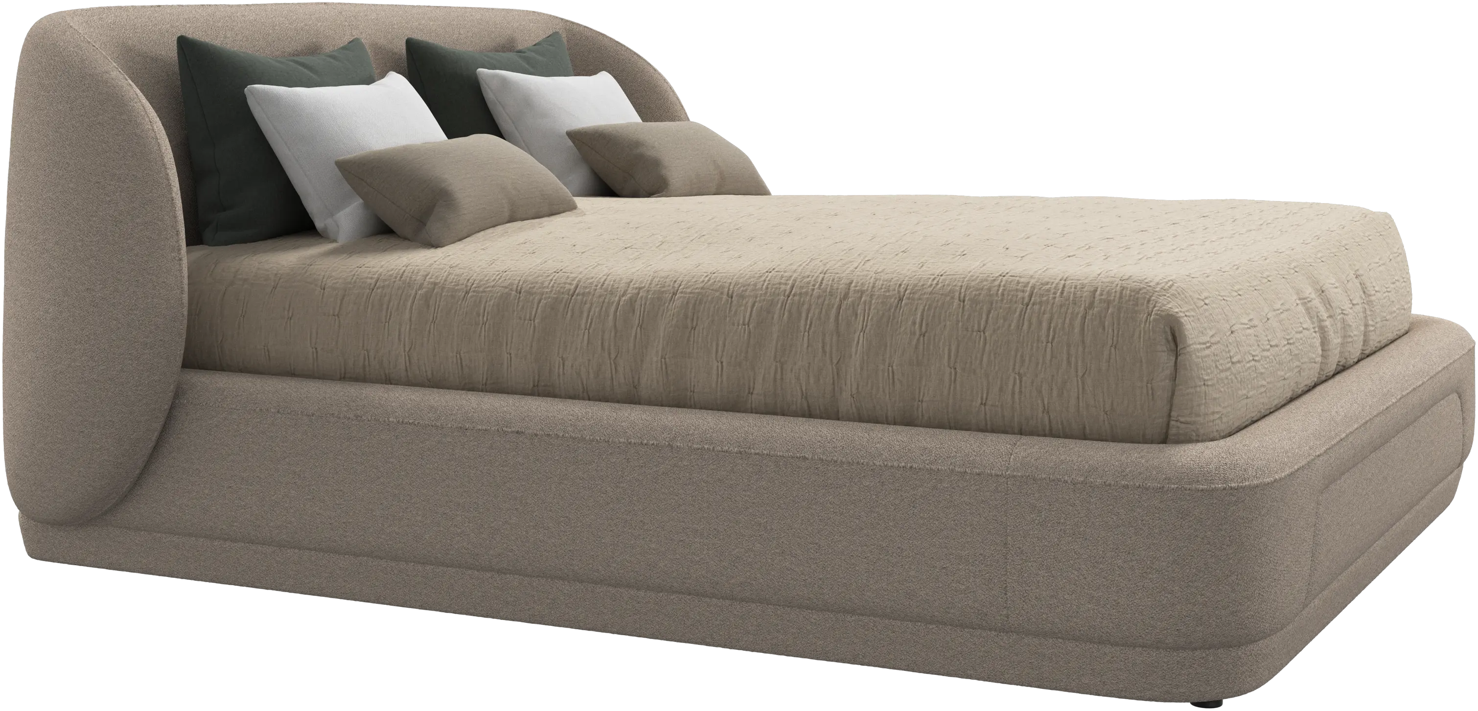 Bolzano bed with slats  - W152,5xL203cm