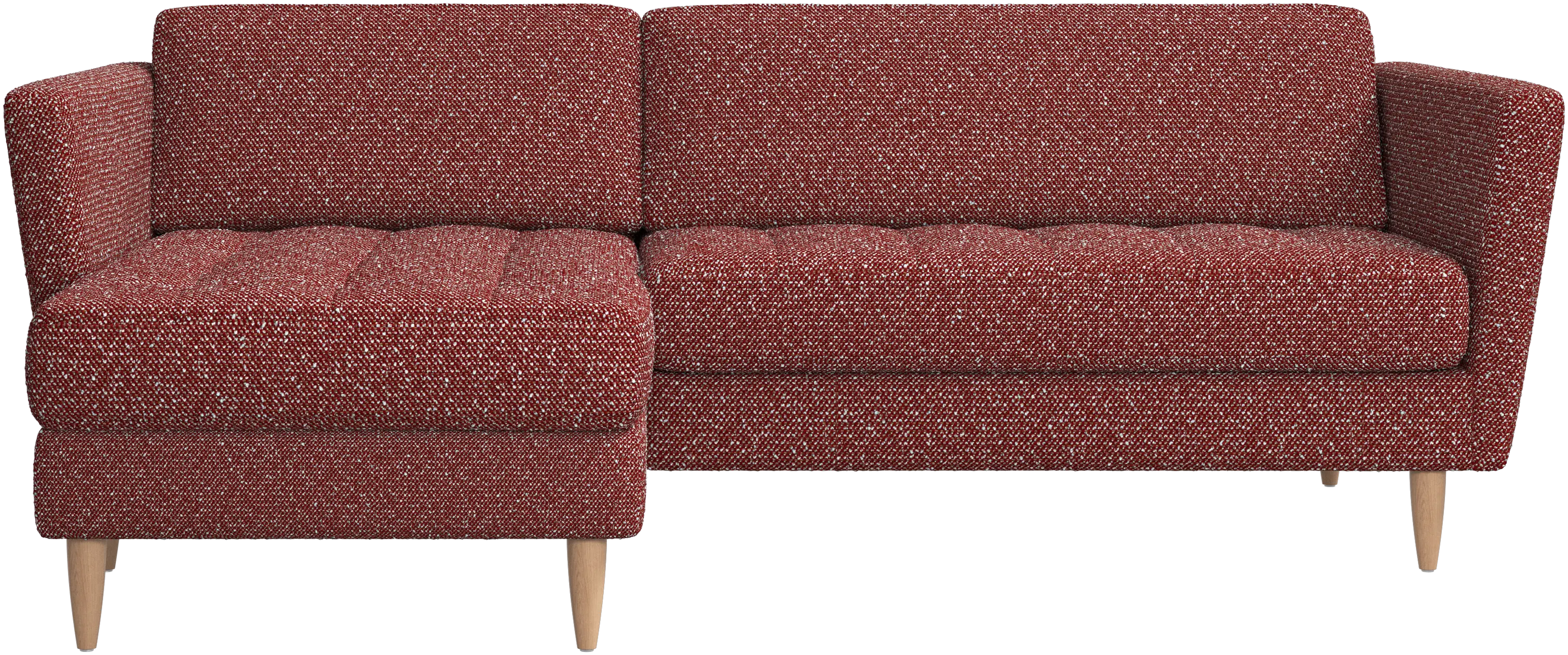 Osaka sofa with resting unit, tufted seat