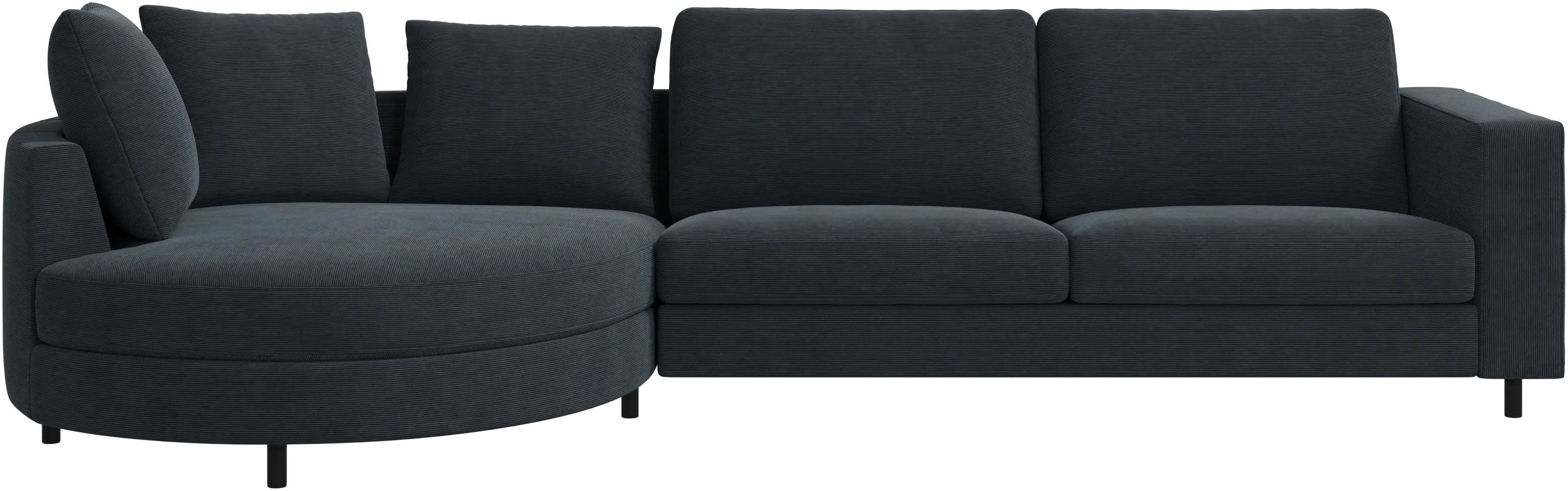 Sofá Indivi con módulo chaise-longue a la izquierda