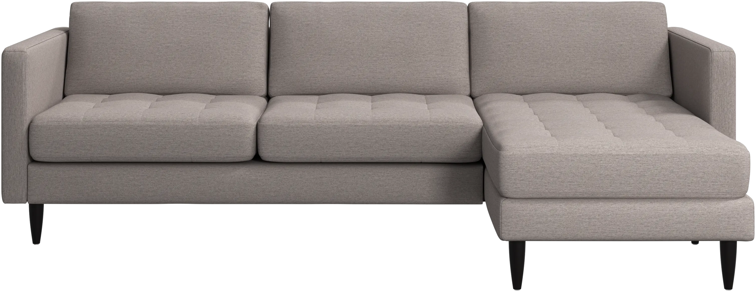 Osaka sofa with resting unit, tufted seat