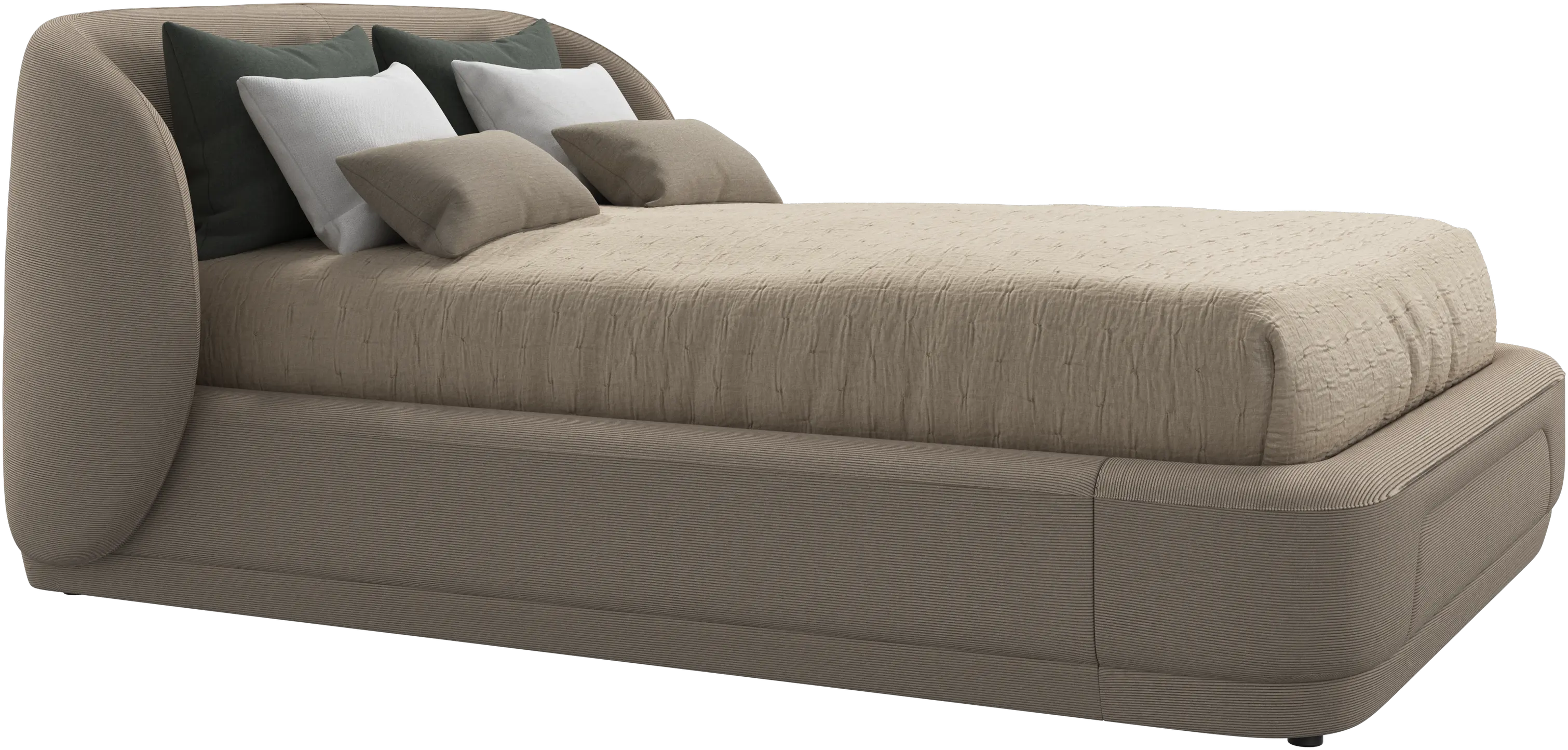 Lit Bolzano avec sommier à lattes – l140xL190 cm