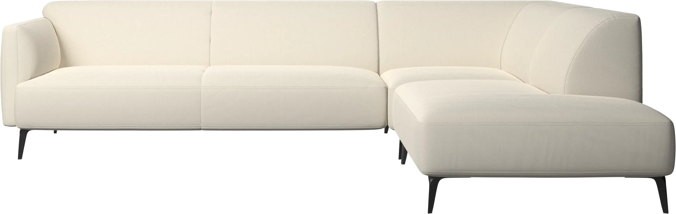 Modena corner sofa with lounging unit