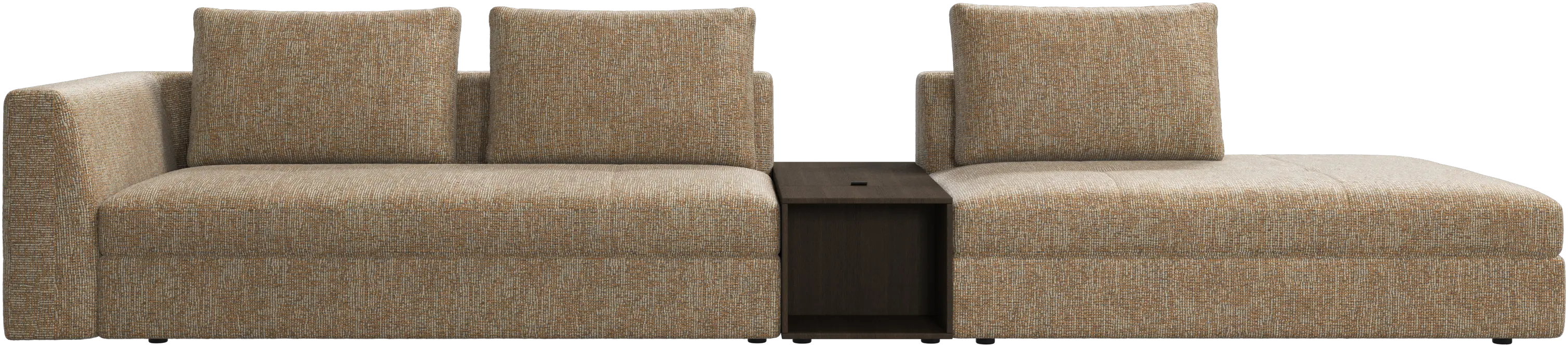 Bergamo 3 seater lounge sofa with storage