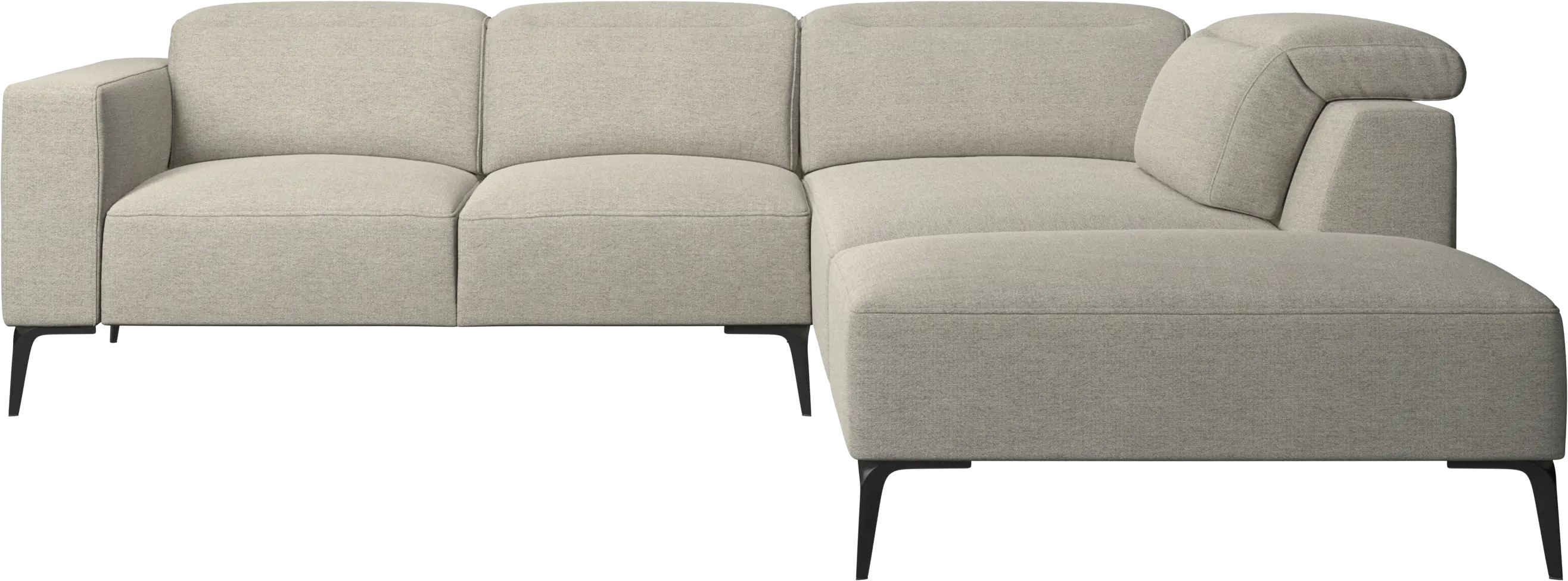 Zürich corner sofa with lounging unit