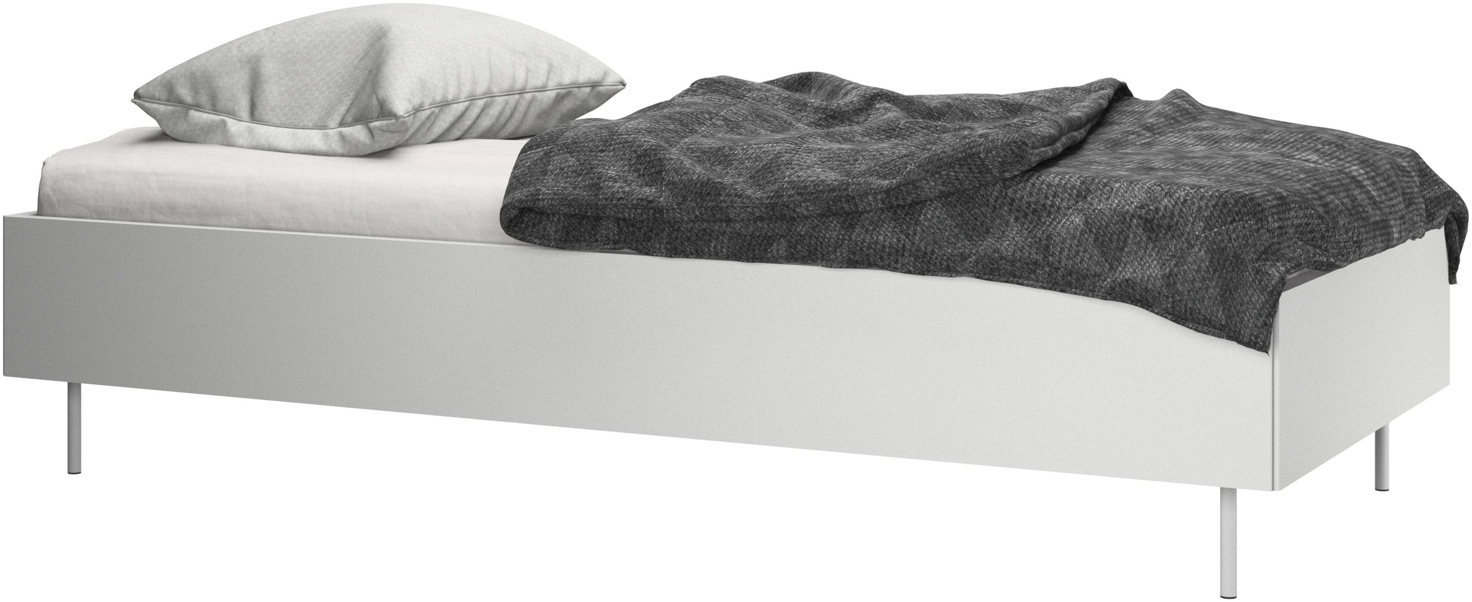 Lugano 床組，含床腳和排骨架，不含床頭板