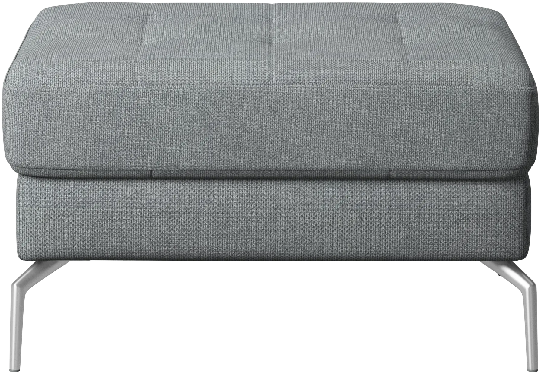 Osaka footstool, tufted seat