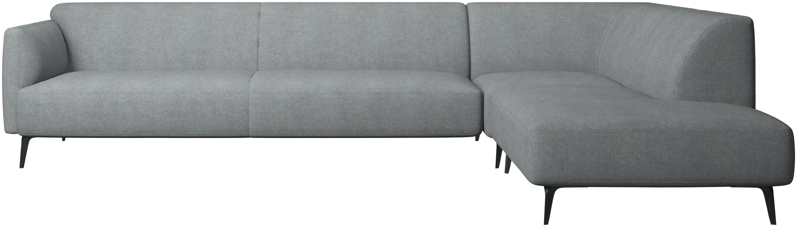 Modena corner sofa with lounging unit