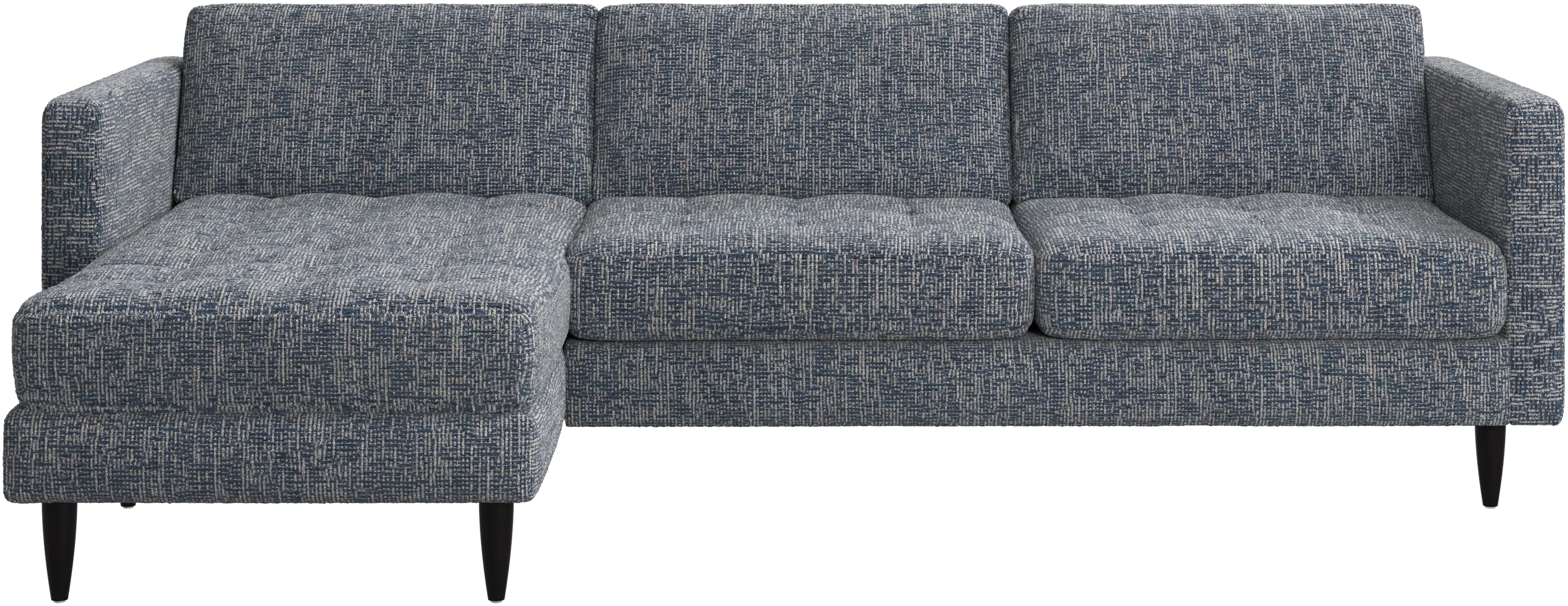 Osaka sofa with resting unit, tufted seat