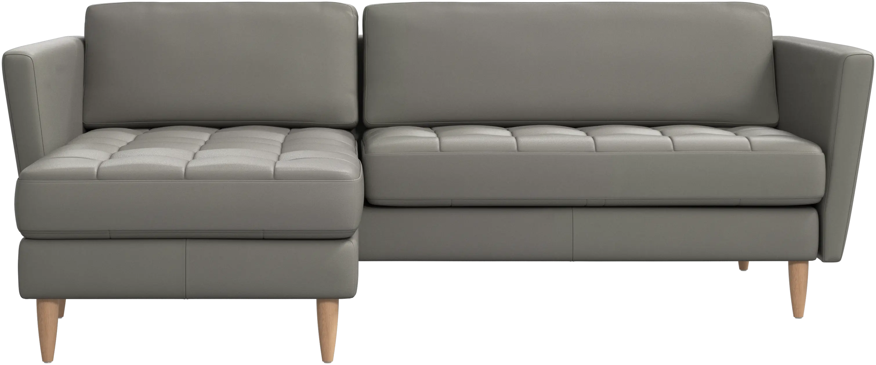 Osaka sofa with resting unit, tufted seat