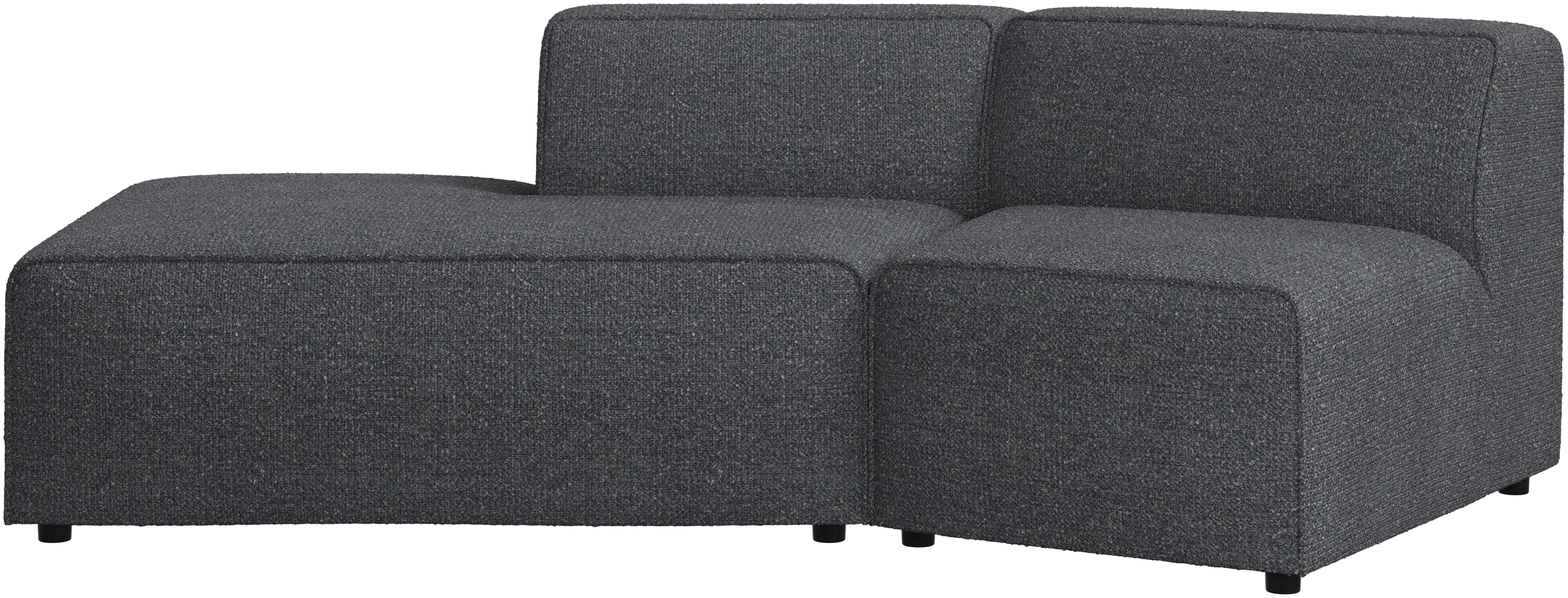 Zakrzywiona sofa Carmo z otwartym końcem, lewa