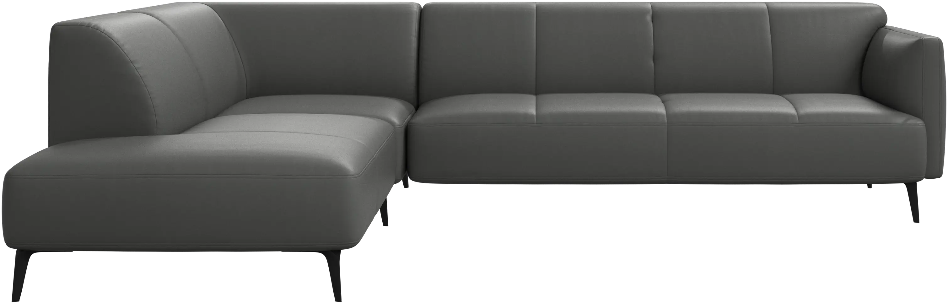 Modena corner sofa with lounging unit