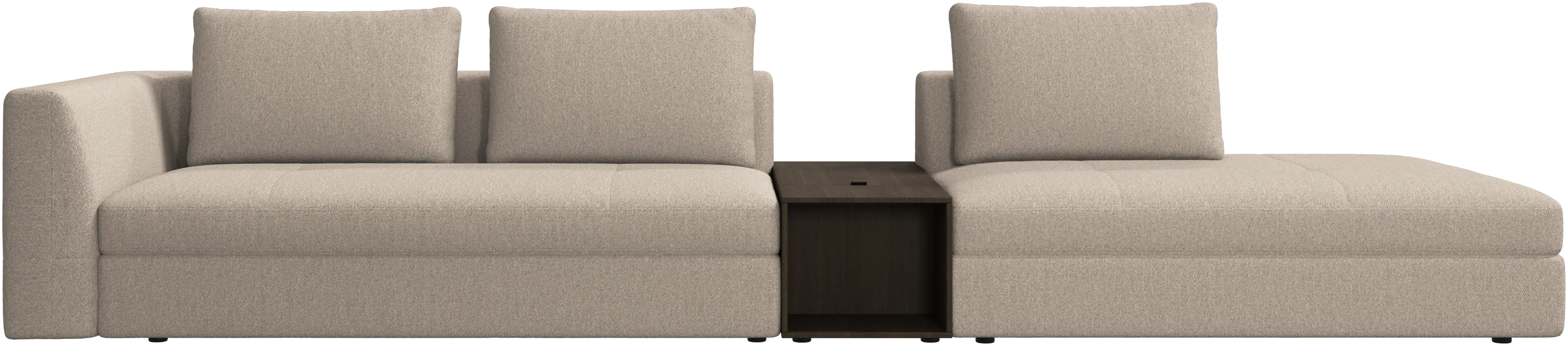 Bergamo 3 seater lounge sofa with storage