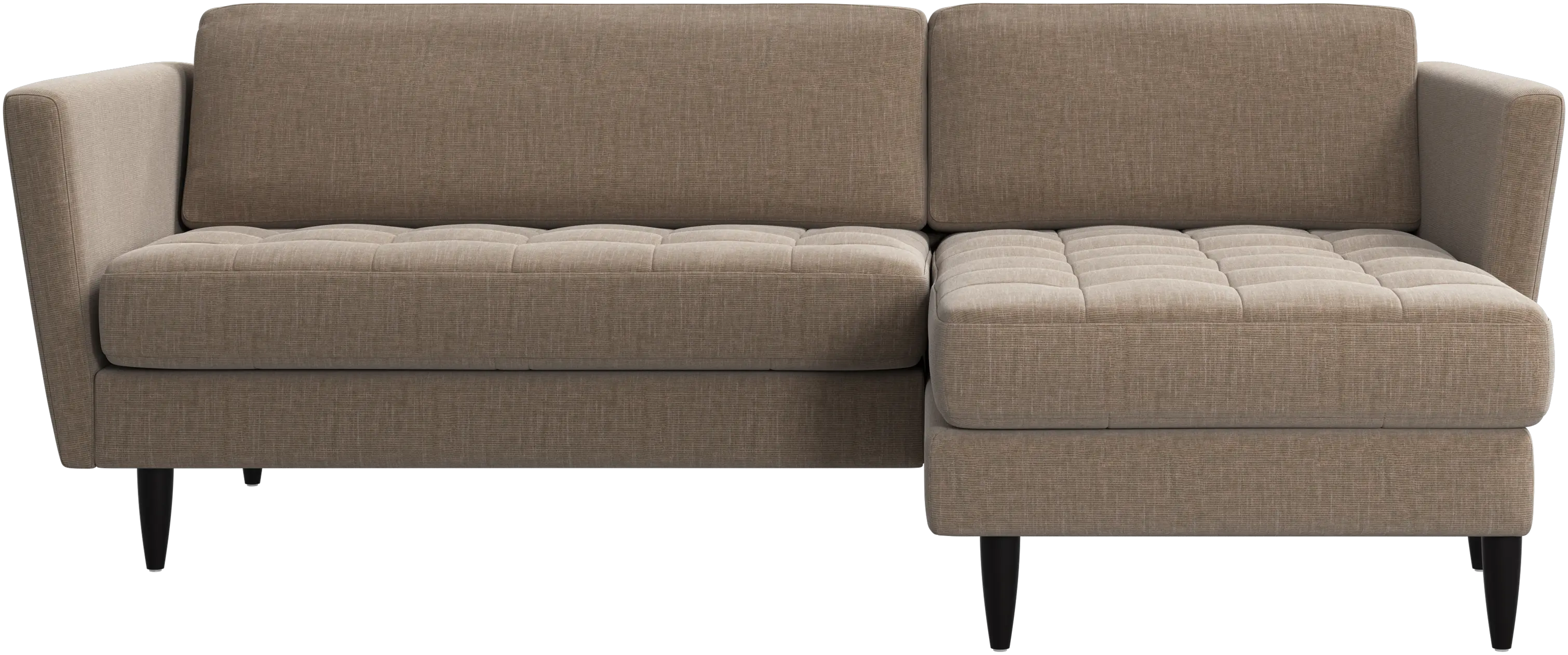 Osaka sofa with resting unit, tufted seat