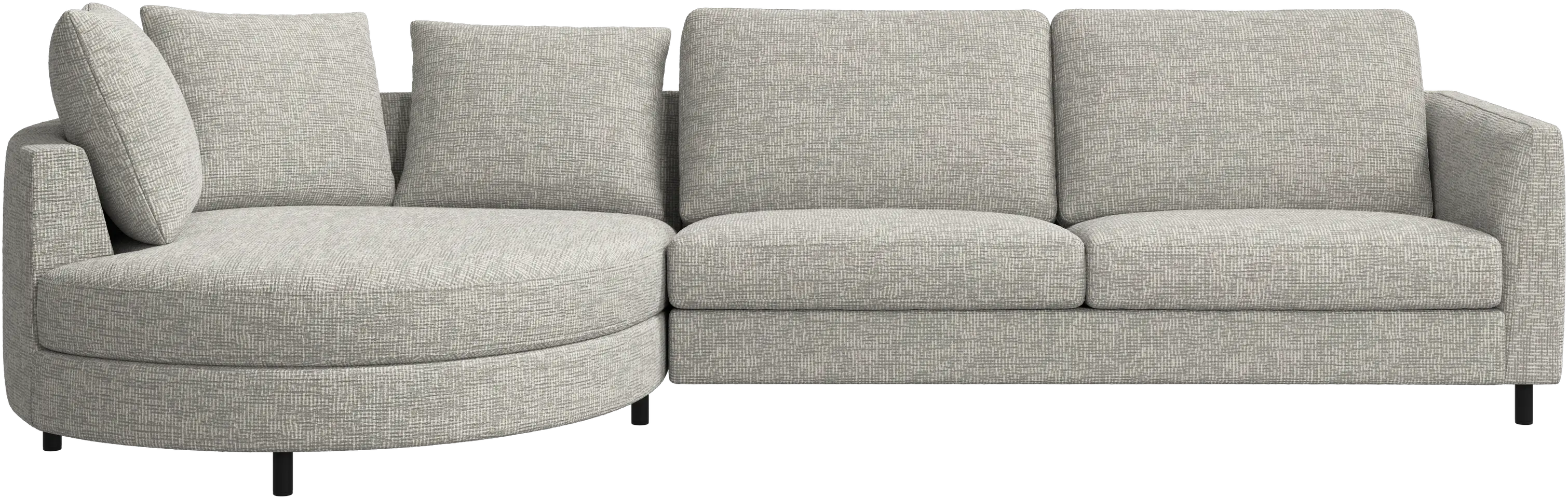 Indivi sofa with chaise longue left