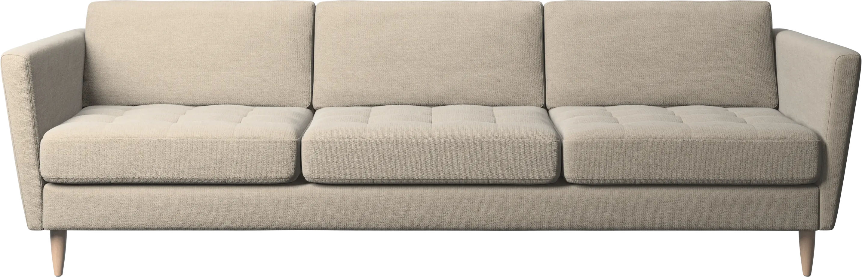 Osaka sofa, tufted seat
