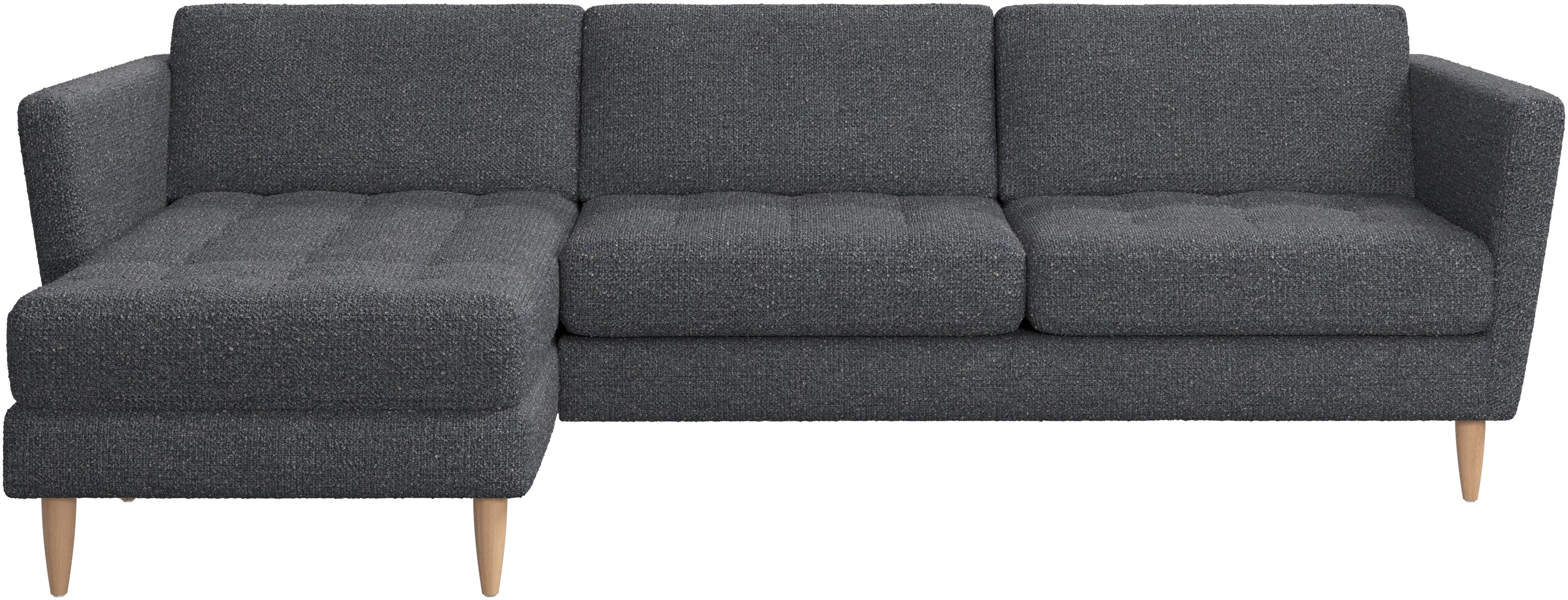 Osaka sofa with resting unit, tufted seat