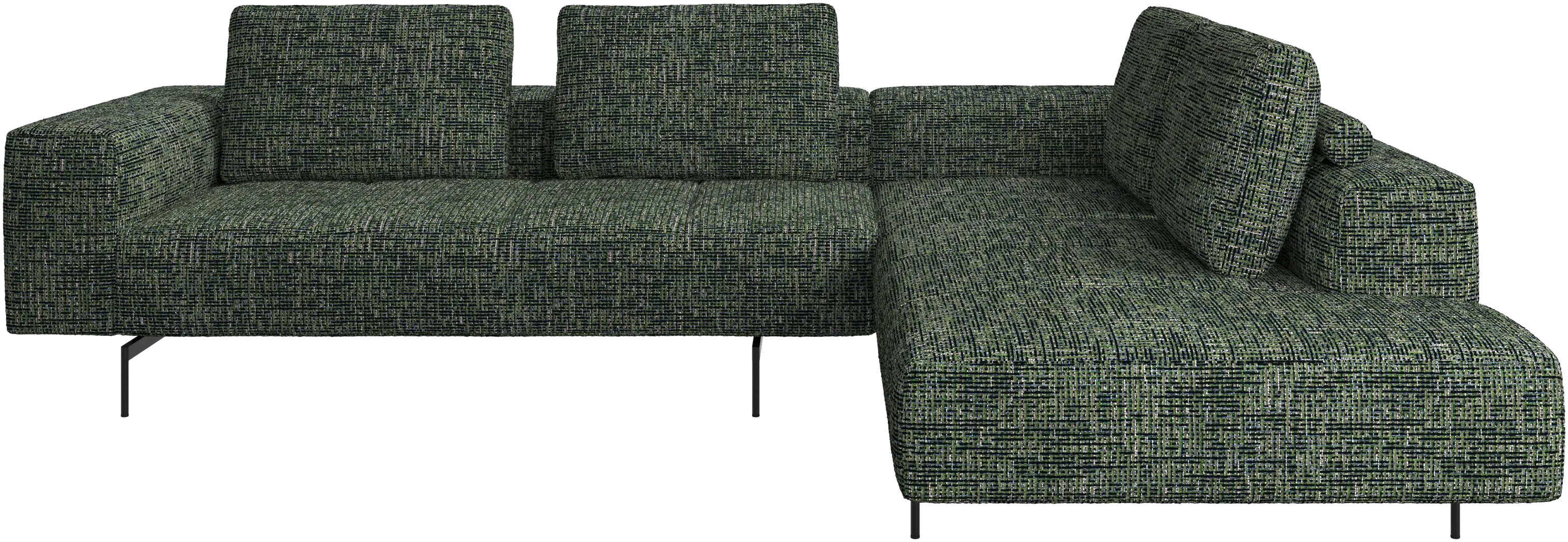 Amsterdam corner sofa with lounging unit