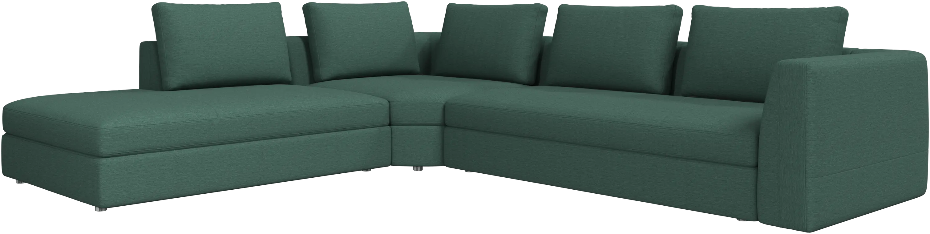 Bergamo corner sofa with lounging unit