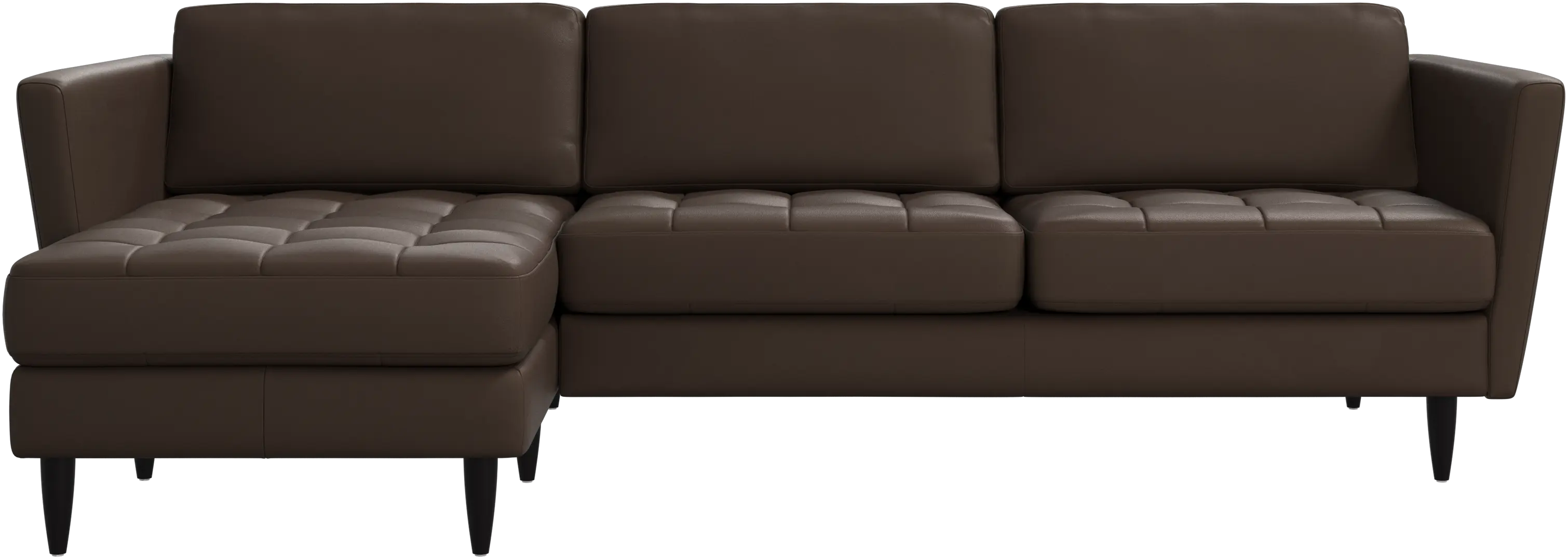 Osaka sofa with resting unit, tufted seat