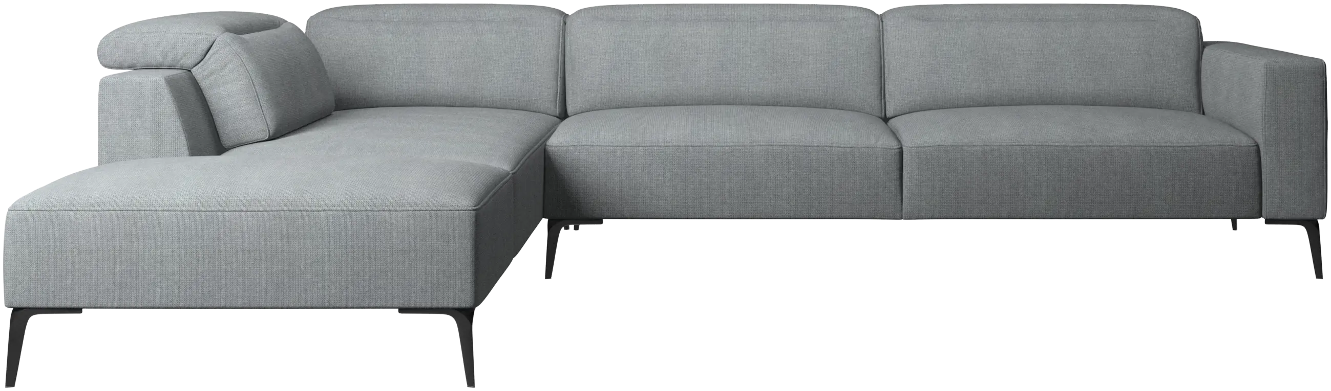 Zürich corner sofa with lounging unit