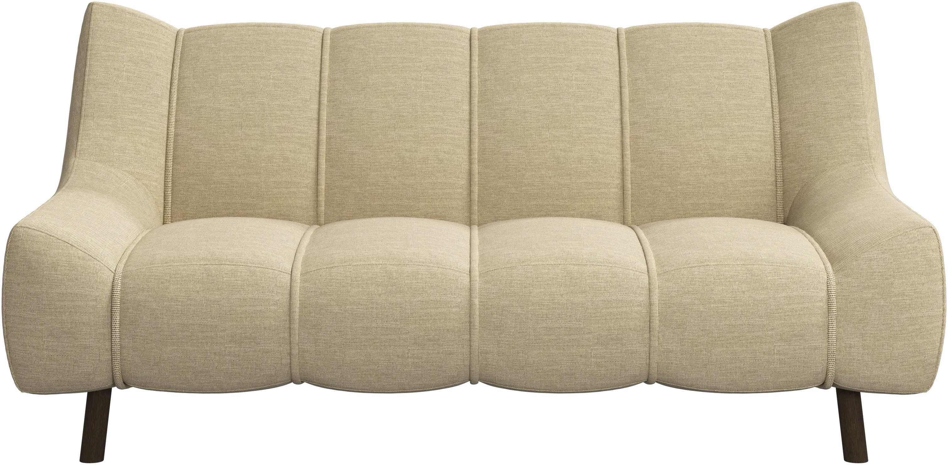 Sofá Nawabari de 2 plazas, pierna de madera