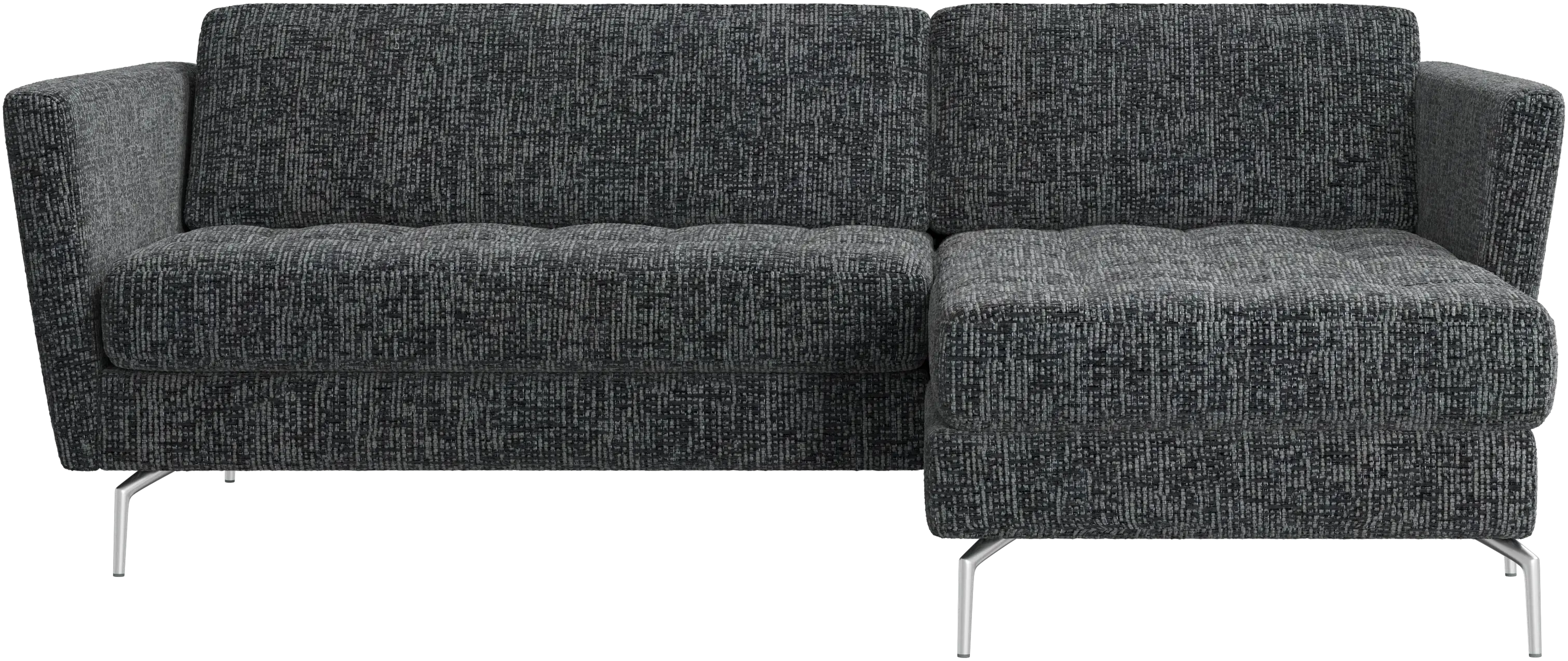 Osaka sofa with resting unit, tufted seat
