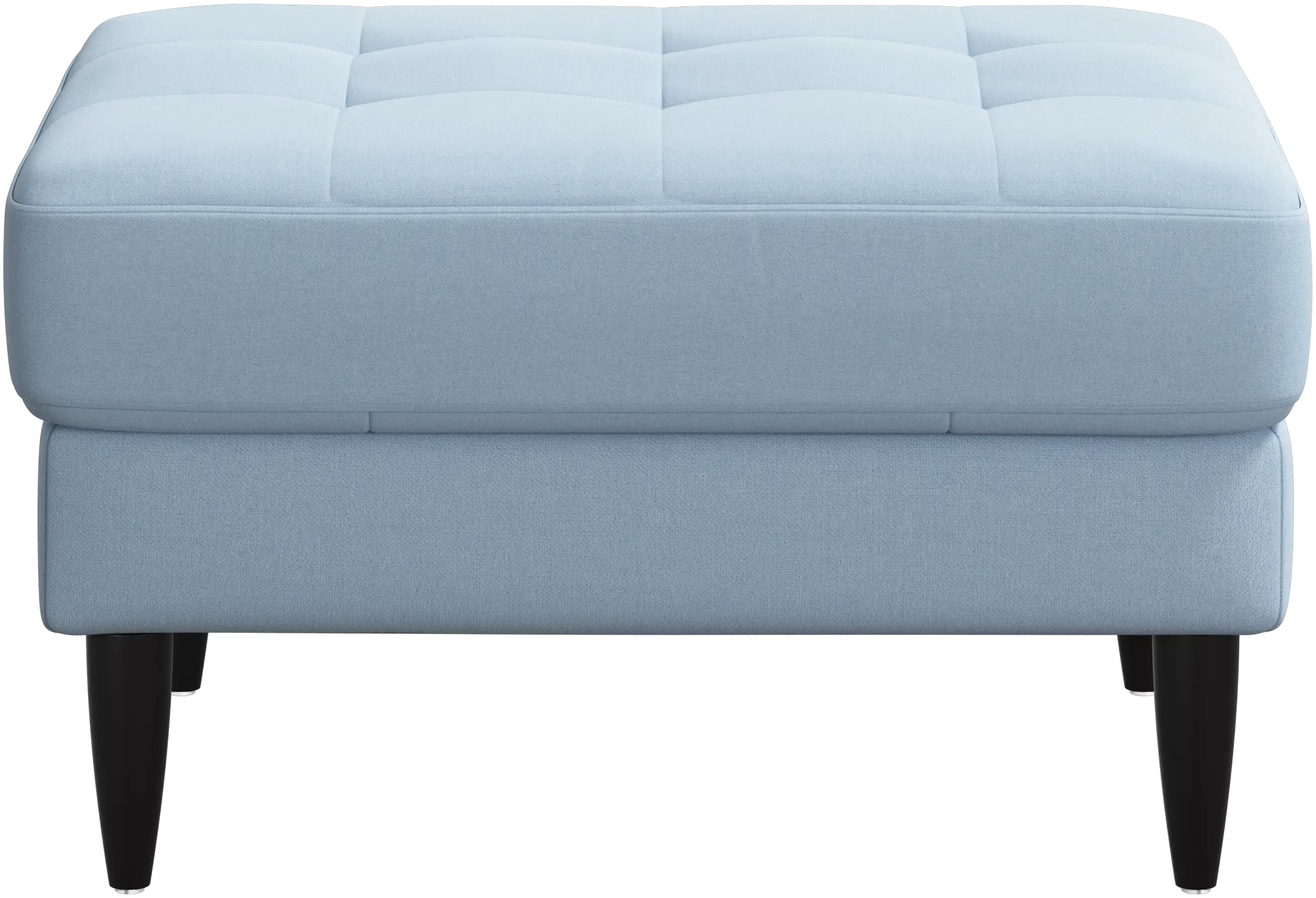 Osaka footstool, tufted seat